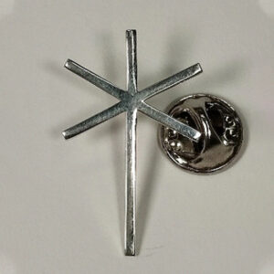 Cruz Celestial Trina - Pin en Plata